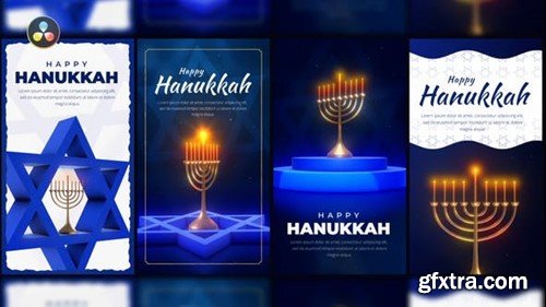 Videohive Hanukkah Stories Pack 49663019