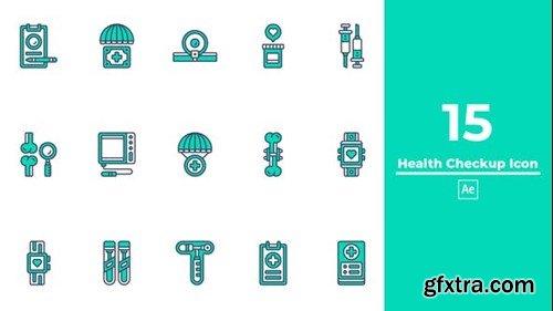 Videohive Health Checkup Icon After Effects 49626555