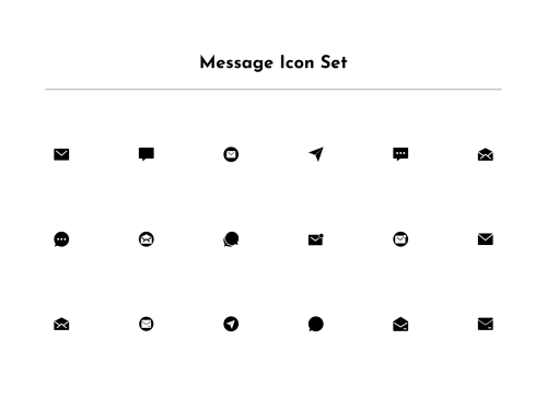UIHut - Message Icon Pack - 16967