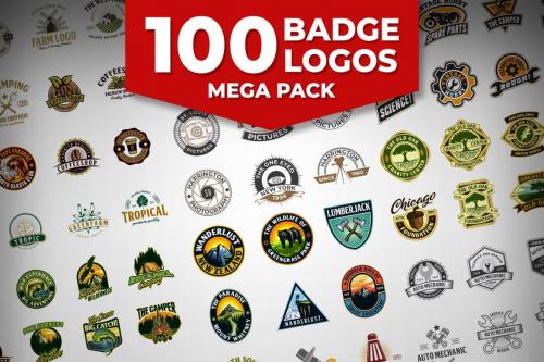 Deeezy - 100 Badges Logo Mega Pack