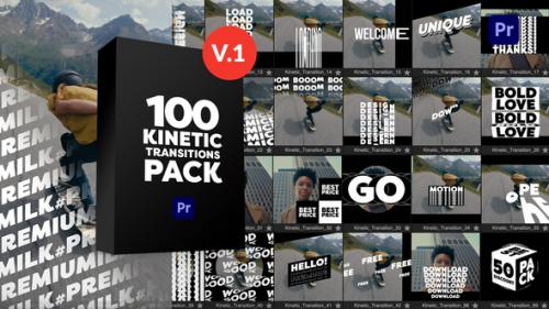 Videohive - Kinetic Transitions Pack for Premiere Pro - 49403297