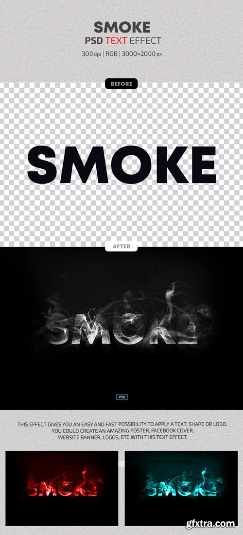 Smoke - Photoshop Text Effects