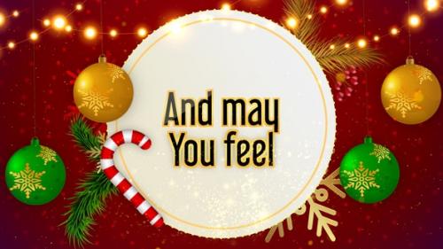 Videohive - Merry Christmas Greetings & Wishes - 49499293