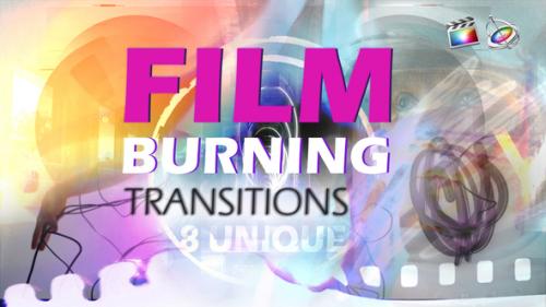 Videohive - Film Burning Transitions - 49575490