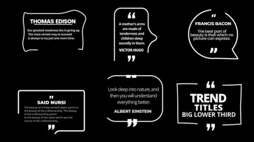 Videohive - Quotes - Lower Thirds - 49602011