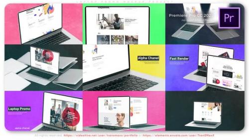 Videohive - Laptop Promo Mockup Project - 49617574
