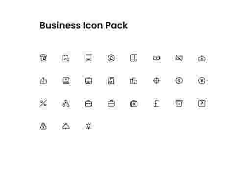 UIHut - Business Icon Pack Line - 16933