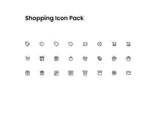 UIHut - Shopping Icon Pack Line - 16936