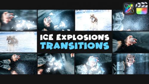 Videohive - Ice Explosions Transitions | FCPX - 49554759
