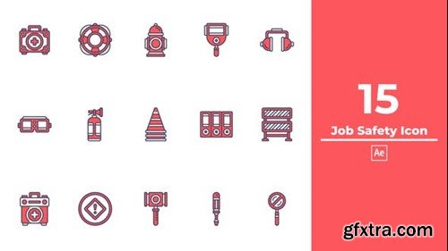 Videohive Job Safety Icon After Effects 49660137