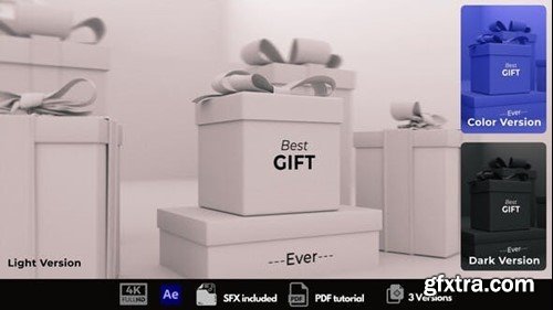 Videohive Gift Box Intro 49656830