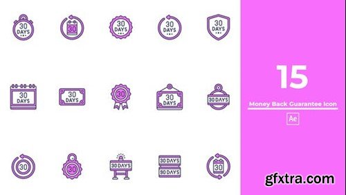 Videohive Money Back Guarantee Icon After Effects 49645183