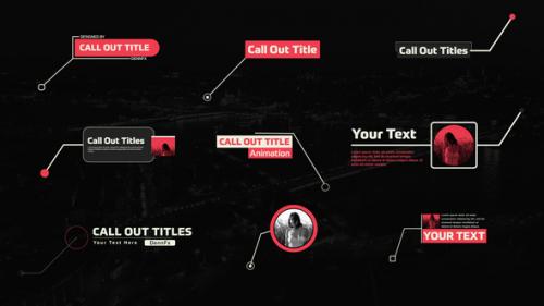 Videohive - Call Out Titles Pack - 49567953