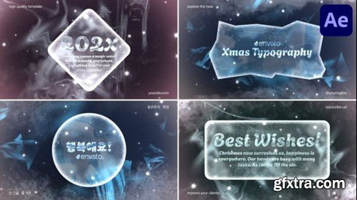 Videohive Xmas Typography for After Effects 49716215