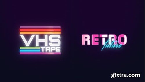 Videohive Retro Future Laser Logo 49723781