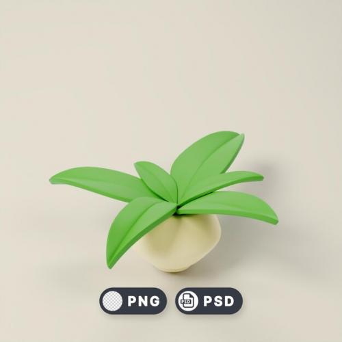 3d Plant Psd