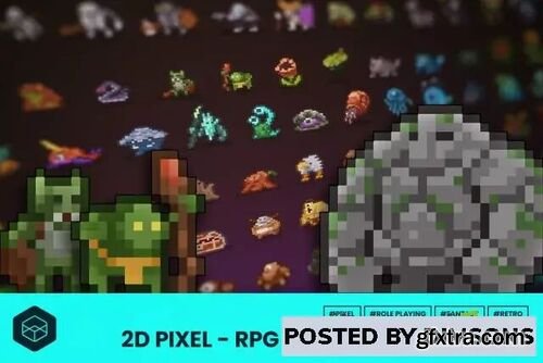 2D Pixel - RPG Monsters Icon Pack v1.0