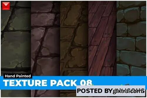 Stone Timber Texture Pack 08 Hand Painted v1.0