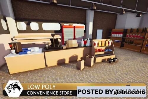 Convenience Store (Low Poly) v1.0