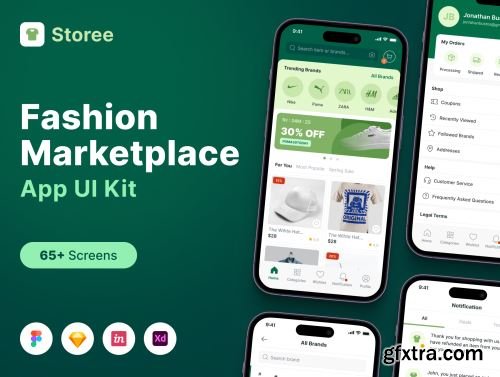 Fashion Marketplace Apps UI KIT Ui8.net