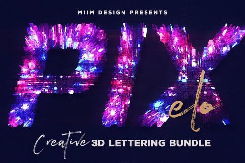 Deeezy - Pixelo – 3D Lettering
