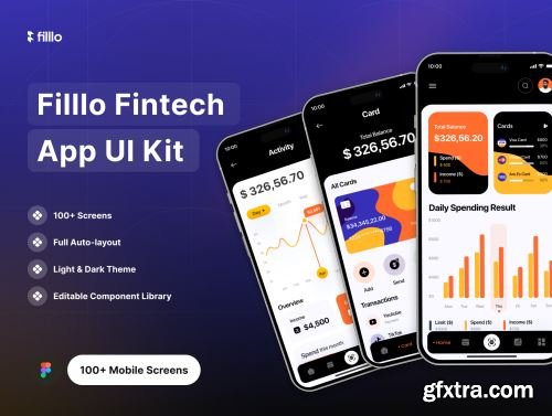 Filllo Fintech App UI Kit Ui8.net