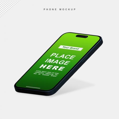 Phone Mockup Green