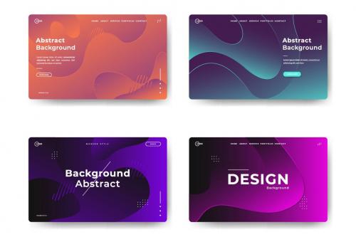 Deeezy - Abstract FREE landing pages 1