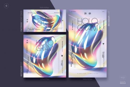 Hologram 10 – Social Media Kit