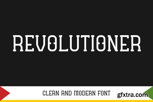 Revolutioner - Clean and Modern Font QGJ4SSQ