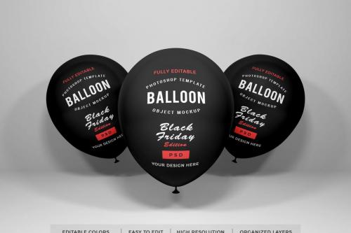 Deeezy - Realistic Party Balloon Photoshop Mockup