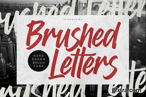 Brushed Letters - Hand Drawn Brush Font WCPTQZ6