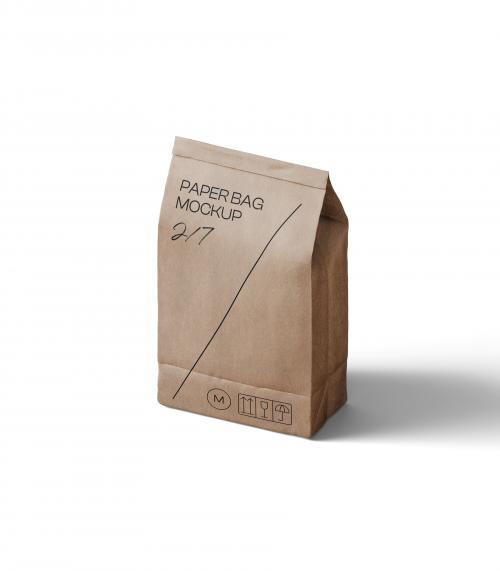 Creatoom - Paper Bag Mockup V29 Isometric
