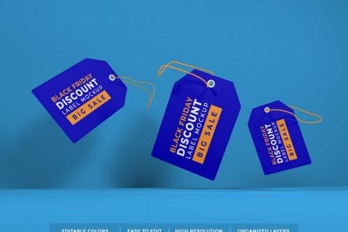 Deeezy - Realistic Price Tag Mockup Template