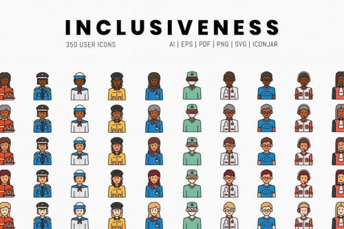 Deeezy - Inclusiveness - 350 User Icons