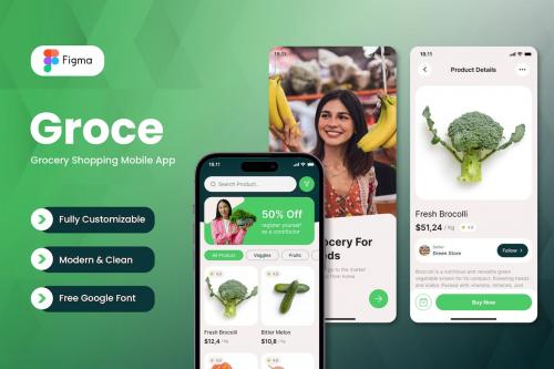 Groce Grocery Shopping Mobile app