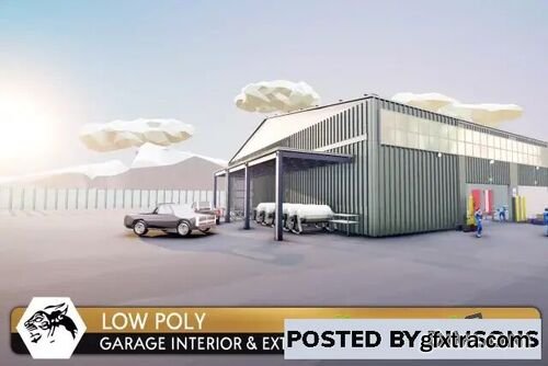 Garage Environment Pack - Low Poly v1.0