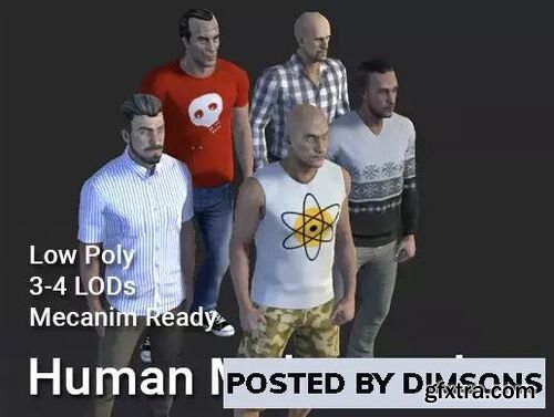 Human Males Pack v1.0