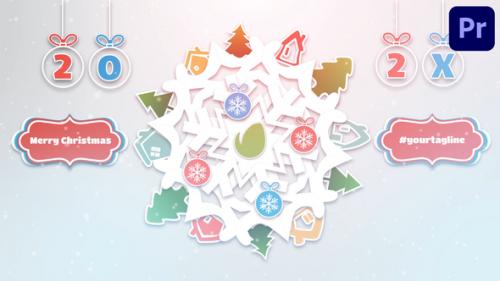 Videohive - Paper Christmas for Premiere Pro - 49698772