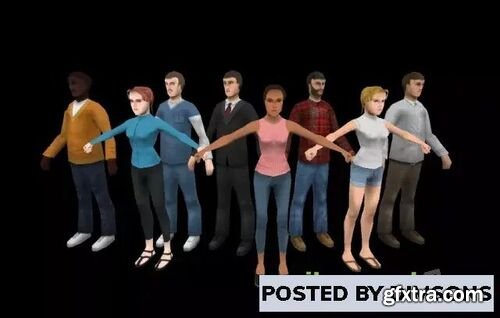 Low Poly Civilian Character Pack v1.0