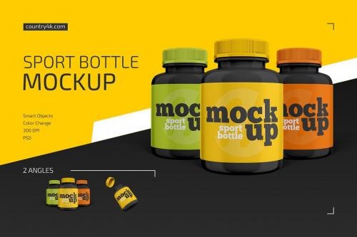 Deeezy - Sport Bottle Mockup Set