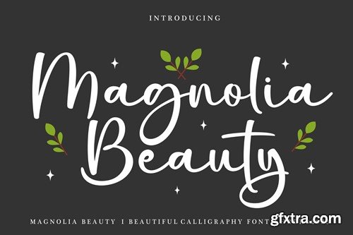 Magnolia Beauty - Beautiful Calligraphy Font 6UWJFE9