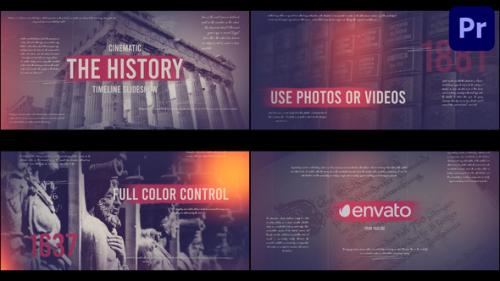 Videohive - The Cinematic History Slideshow for Premiere Pro - 49778030