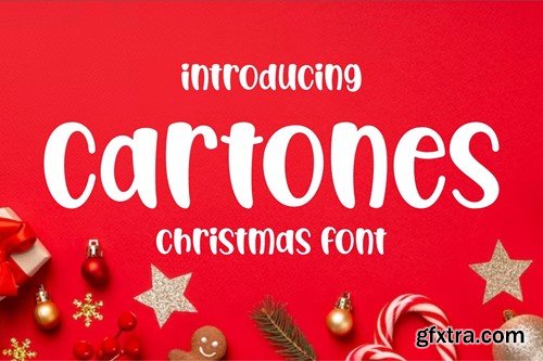 Cartones Font - A Modern Christmas Font HKD2WWQ