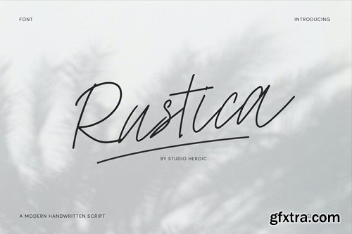Rustica - Elegant Script Font B839AN9