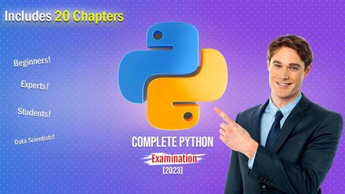 Udemy - Certified Python Exams for all Fields Chapter-Wise (2023)
