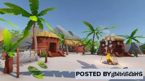 Lowpoly Style Tropical Island Environment v1.0