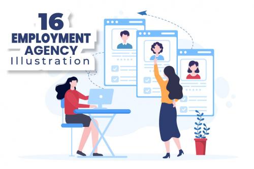 Deeezy - 16 Employment Agency Illustration