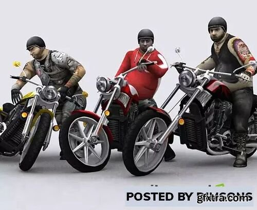 Motorbikes Package animated v1.121