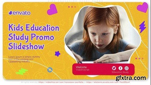 Videohive Kids Education Study Promo 49856666